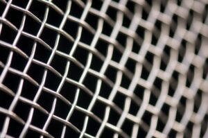 up close of wire mesh